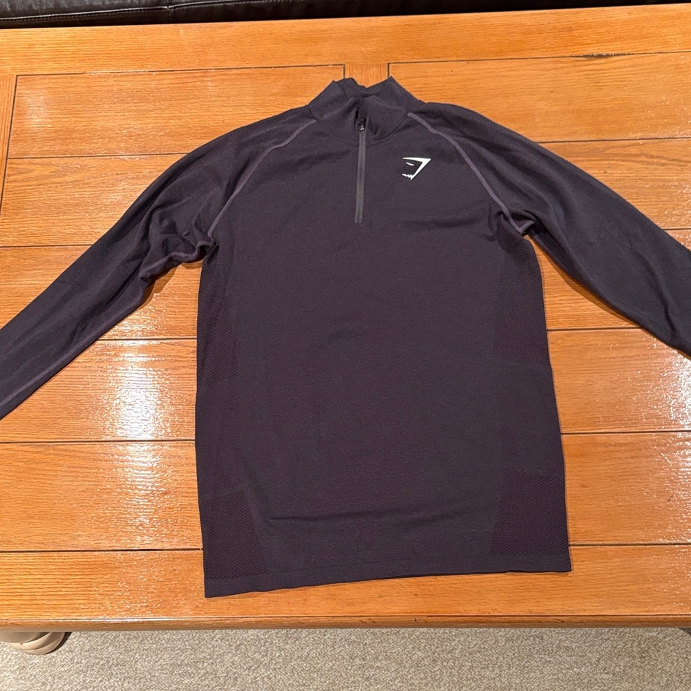 Gymshark Men's Black Rash Guard